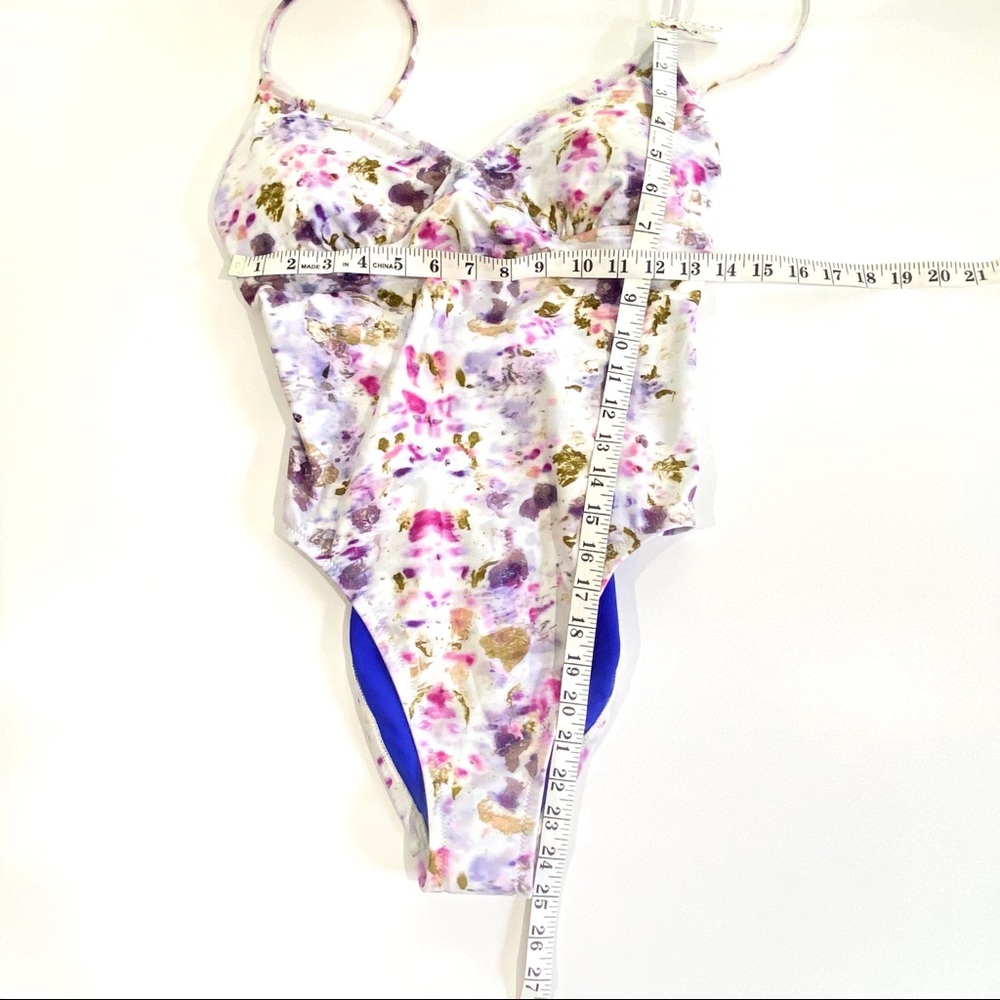 New Fora Obscura x J Crew Plunge Swimsuit Size 10 Summer - Picture 4 of 14